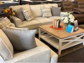 NEW Sofa & Loveseat Set w/ Pillows