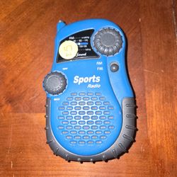 Battery Powered AM/FM Handheld Sports Radio