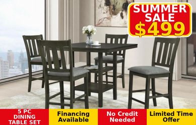 5 PC DINING TABLE
