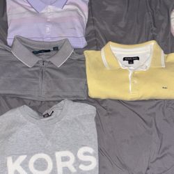 Large Michael Kors polos and sweater 