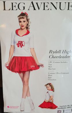 Leg Avenue Rydell High Cheerleader Costume Size M/L