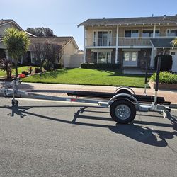 Trail-Rite galvanized boat trailer - just completely updated and in excellent condition