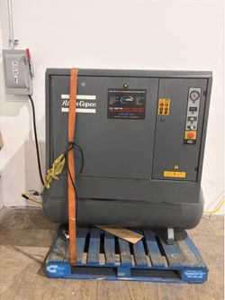 Atlas Copco 15 HP Compressor with air dryer included