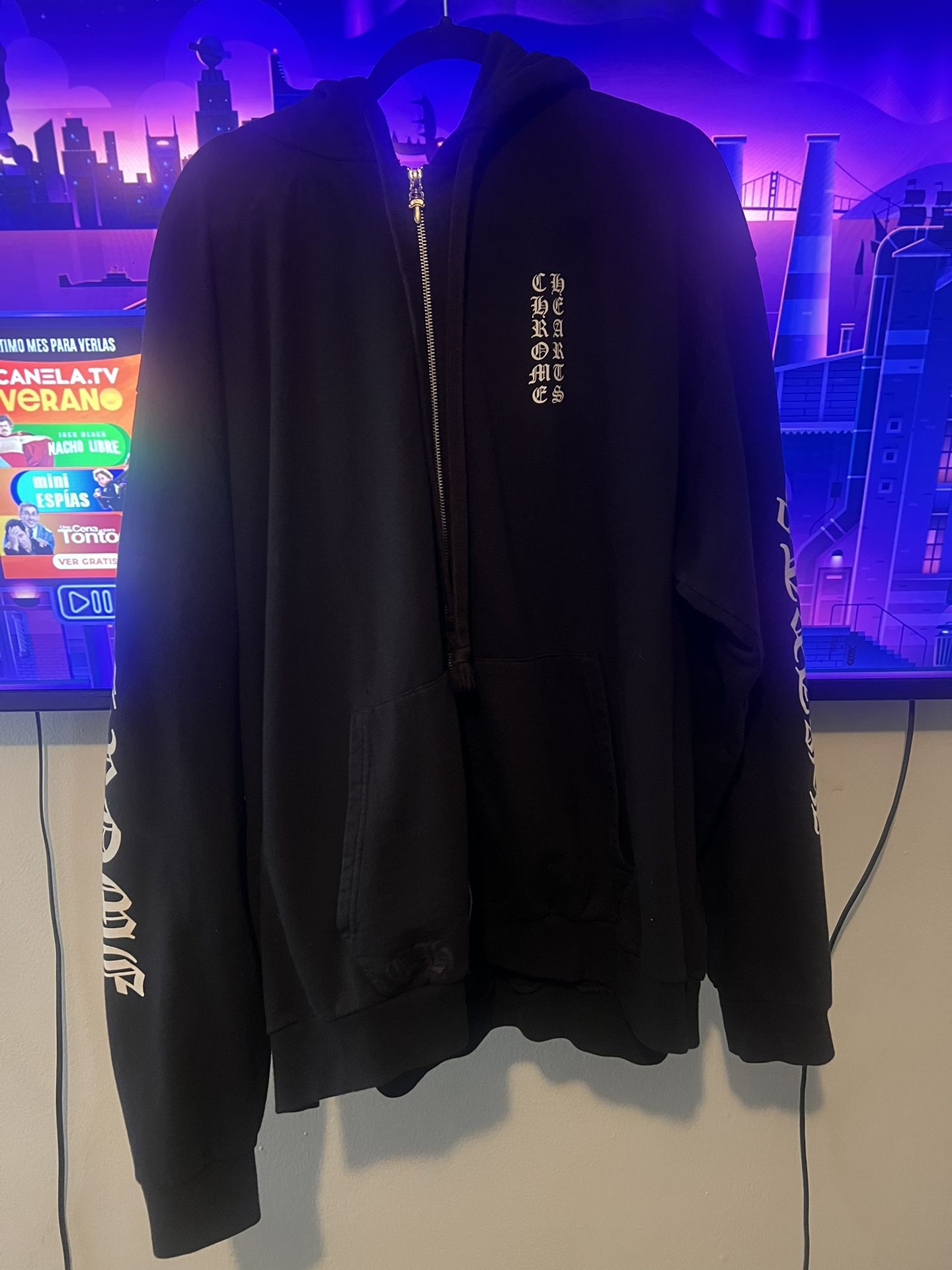 再入荷未定・希少品【CHROME HEARTS】Fuck You Tbarlogo hoodie Buy Chrome Hearts Fuck You Hoodie 'Black/Brown' - 1383