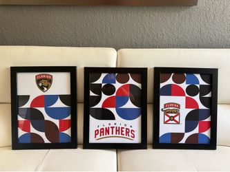 Florida Panthers Hockey Art Frames New