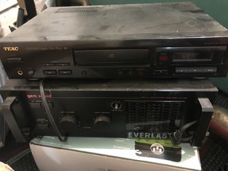 Gem Amplifier and CD player powers on but not tested