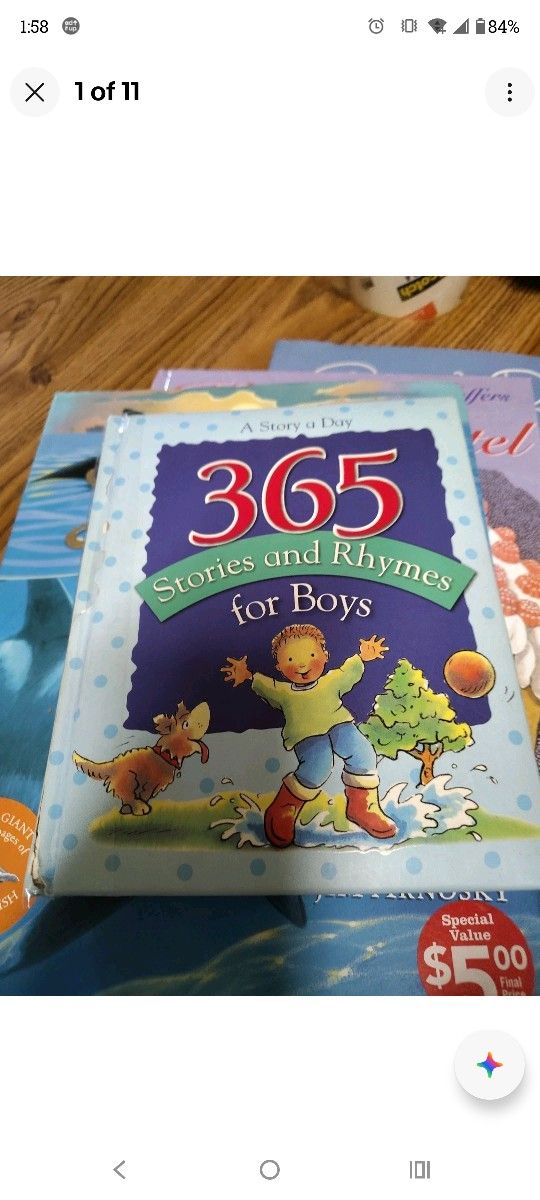 365 Stories And Rhymes For Boys The "365 Stories and Rhymes for Boys Treasury" by Parragon Books   in