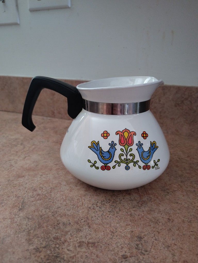 Antique Corning Ware Coffee Pot