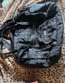 Large black tote bag