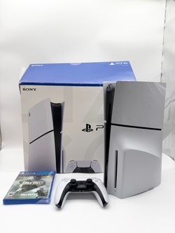 PlayStation 5 Slim Console 1TB w/game