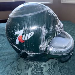 NEW 7-UP SEVEN UP Football Helmet Chip Dip Bowl Container Party COOLER Sealed