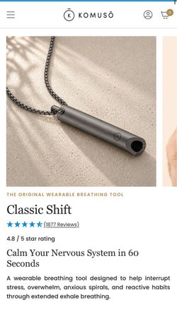 Komuso Classic Shift Breathing Necklace
