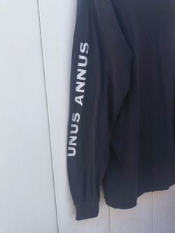 Unus Annus Memento Mori Long Sleeve Shirt Size XL Black
