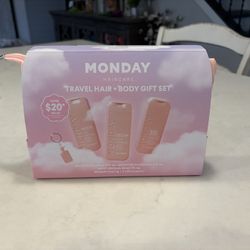 MONDAY Haircare Moisture Hair + Body Gift Set 5 Pieces NEW Sealed Travel Sizes