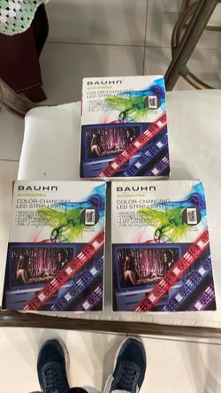 Bauhn color-changing led strip light with remote included