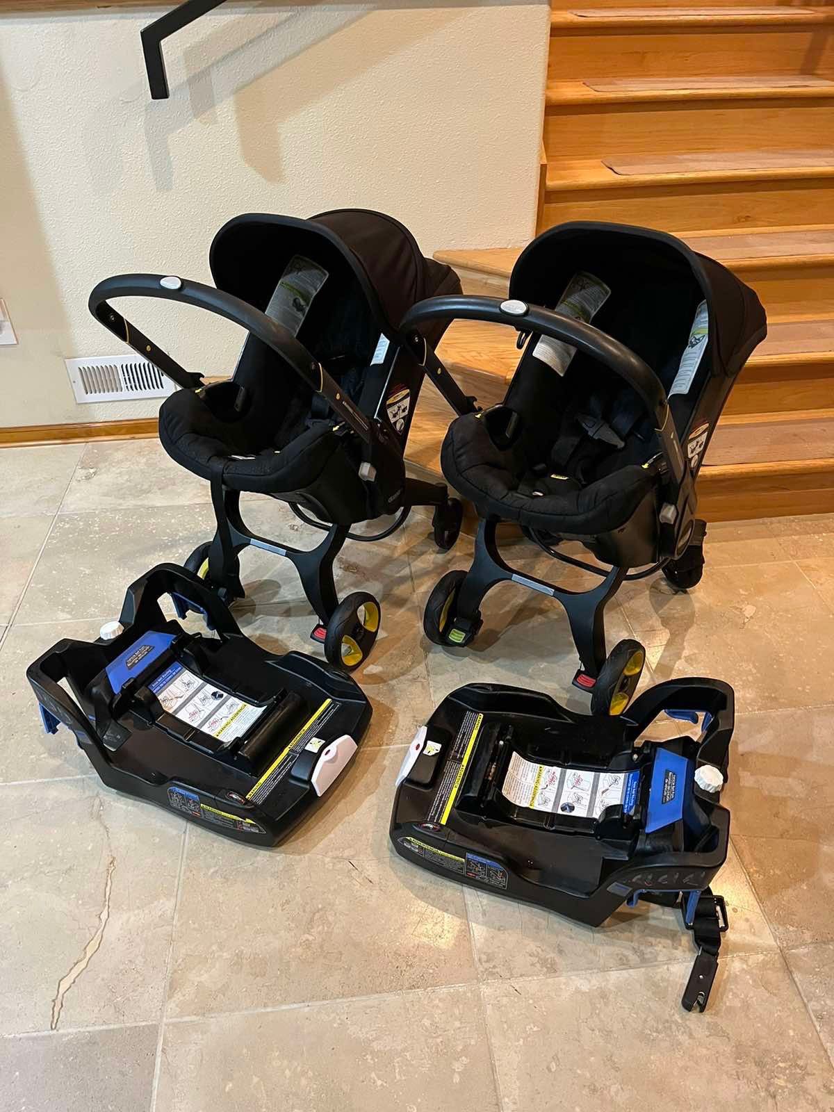 Doona Stroller to Car Seat Black