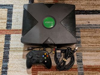 Microsoft Original Xbox Console Bundle! Fully Tested! 500 GB SATA Hard Drive! 80+ Games!