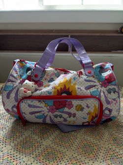 Hello Kitty Duffle Bag with Charm