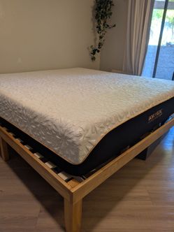 King Mattress + Frame - Hybrid Copper Memory Foam