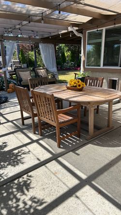 Teak chairs