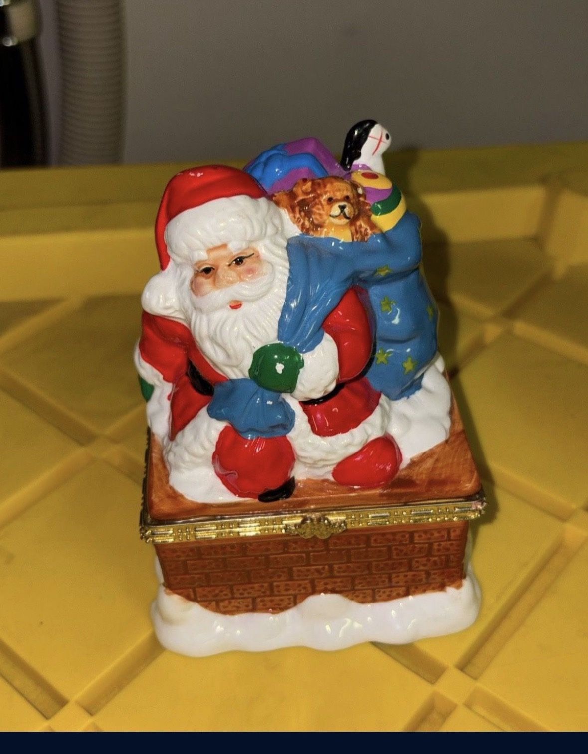 Christmas Decor Ceramic Music Box