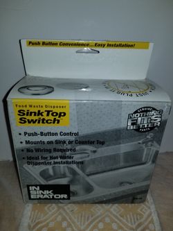In sink erator sink top switch