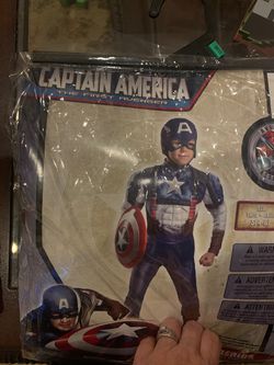 Captain America Costume. Child 7-8