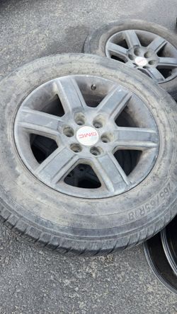 18 inch GMC Stock rims 6 lug