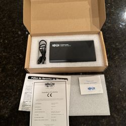 Tripp Lite Dual-USB Portable Charger 12,000mAh Power Bank, Lithium-Ion, LED Flashlight