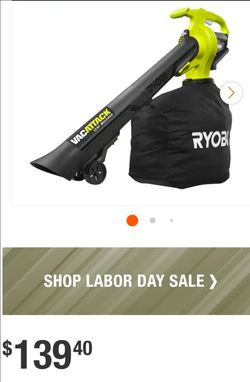 Ryobi VacAttack Leaf Mulcher Blower Vac