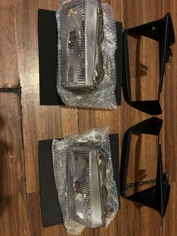 C5 Corvette Oem Headlamps With Bezels