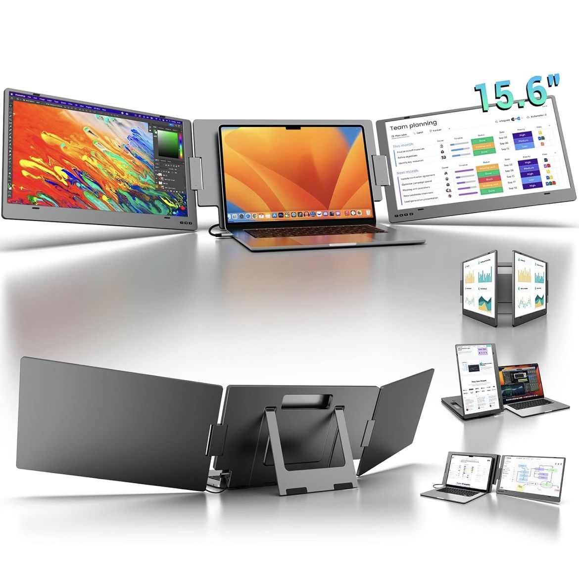 KYY Laptop Screen Extender, 15.6" Laptop Monitor Extender