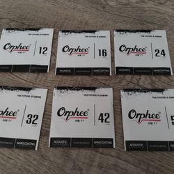 Acoustic Guitar Strings, set of 6