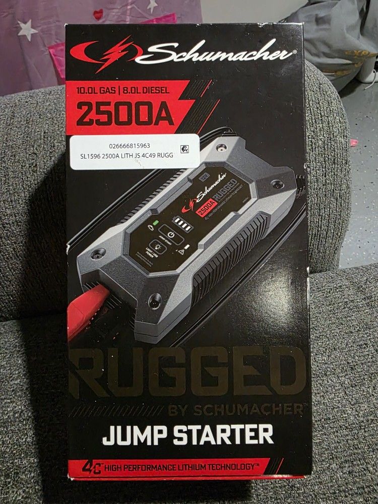 Schumacher Rugged 2500A Jump Starter