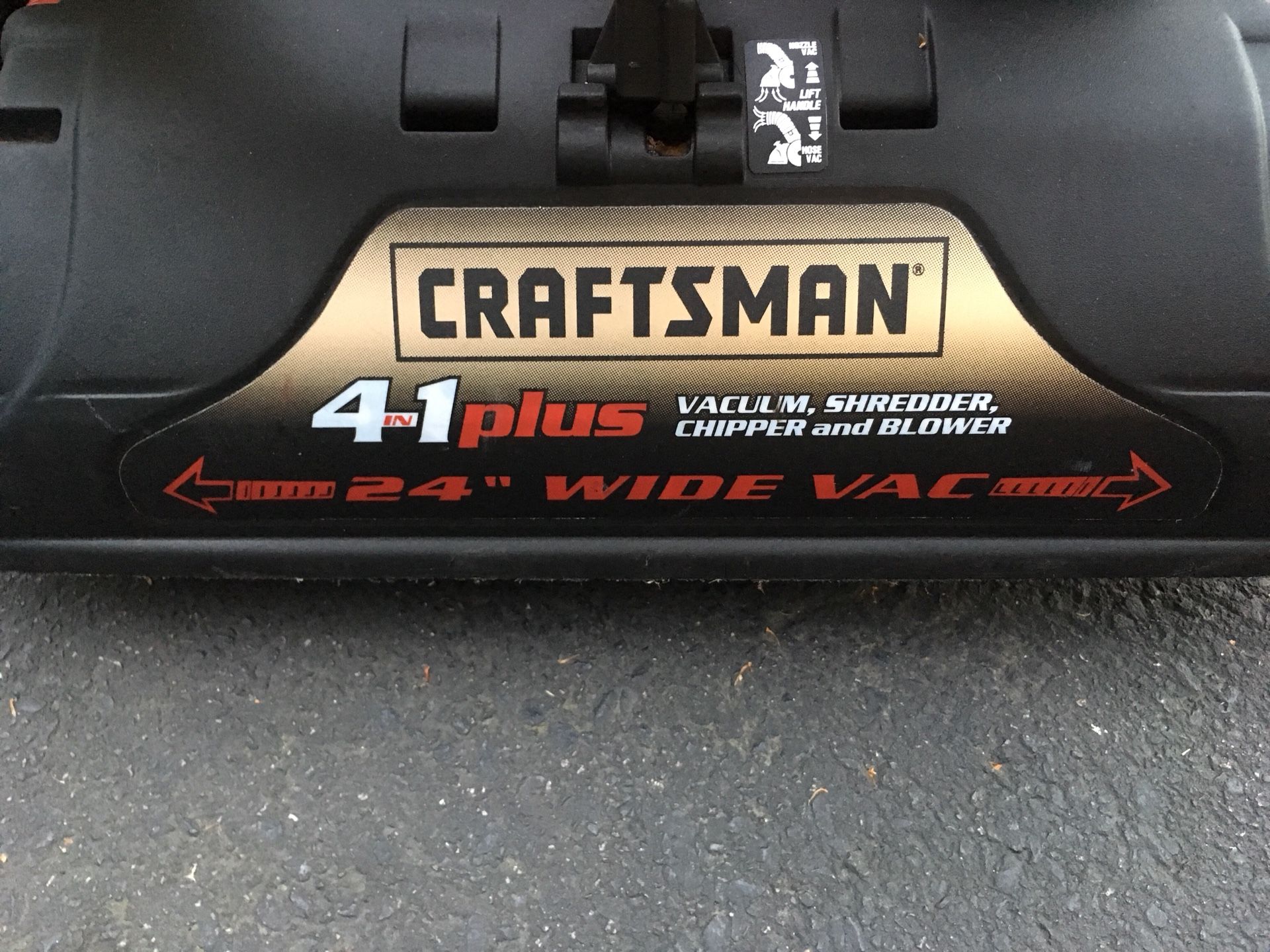 Craftsman 4 In 1 Vacuum, Shredder, Chipper And Blower for Sale in East  Haven, CT - OfferUp