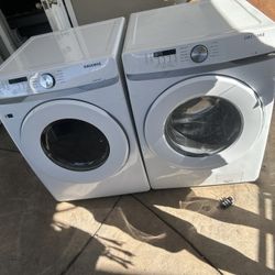 Samsung Electric 220v Outlet Washer And  Dryer 
