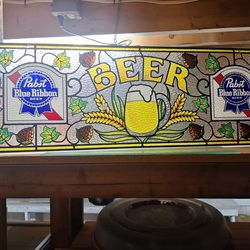 Pabst blue ribbon vintage sign