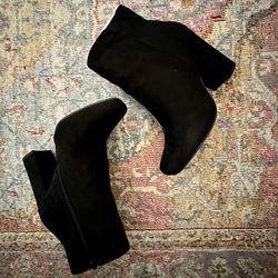 Suede Booties
