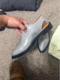 Burberry Gray Dress Shoes