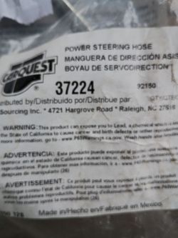 #37224 Carquest power steering hose