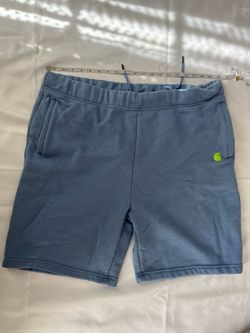 Carhartt Midweight Fleece Relaxed Fit Blue Shorts - Sz XL