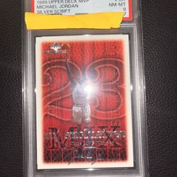 Michael Jordan Silver Script 1999