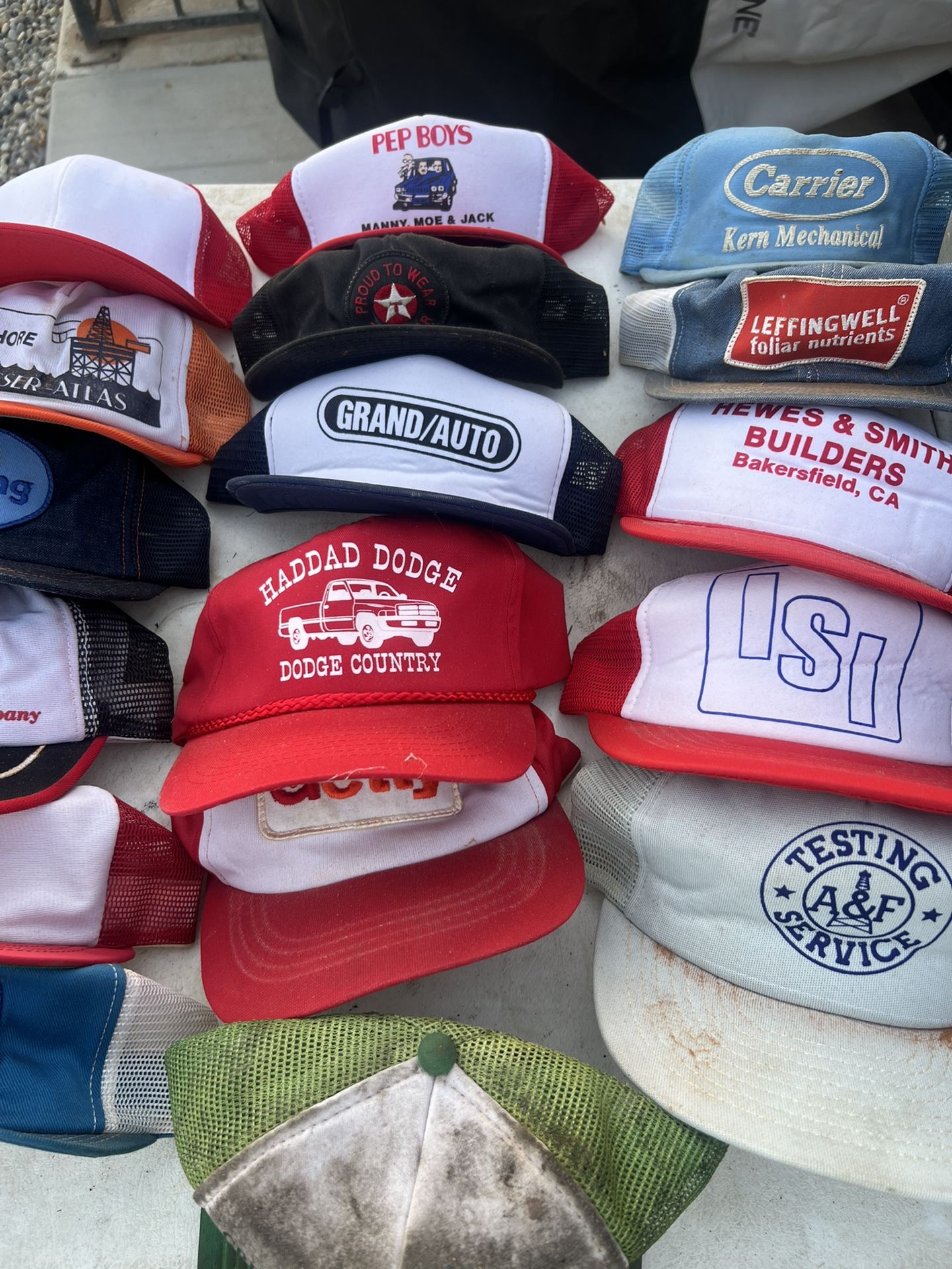Vintage Trucker Caps Oilfield Car Dealership And More
