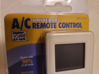 AC UNIVERSAL REMOTE CONTROL AC-SAFE WINDOW/PORTABLE UNITS AC-RC01. New & Sealed Thumbnail