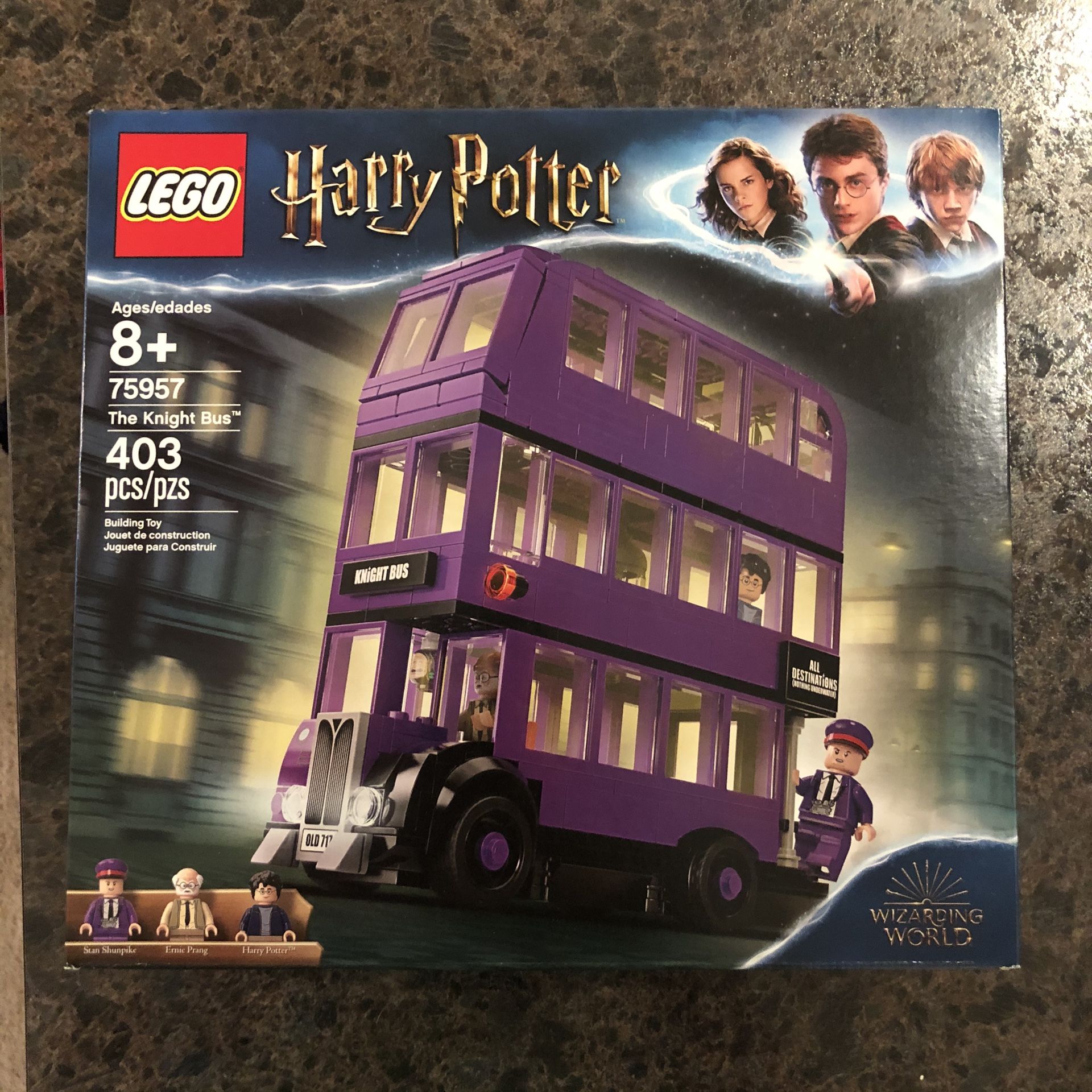 NEW SEALED HARRY POTTER LEGO SET THE KNIGHT BUS 75957 WIZARDING WORLD TOY !