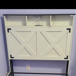 Twin Bed Frame Farmhouse White