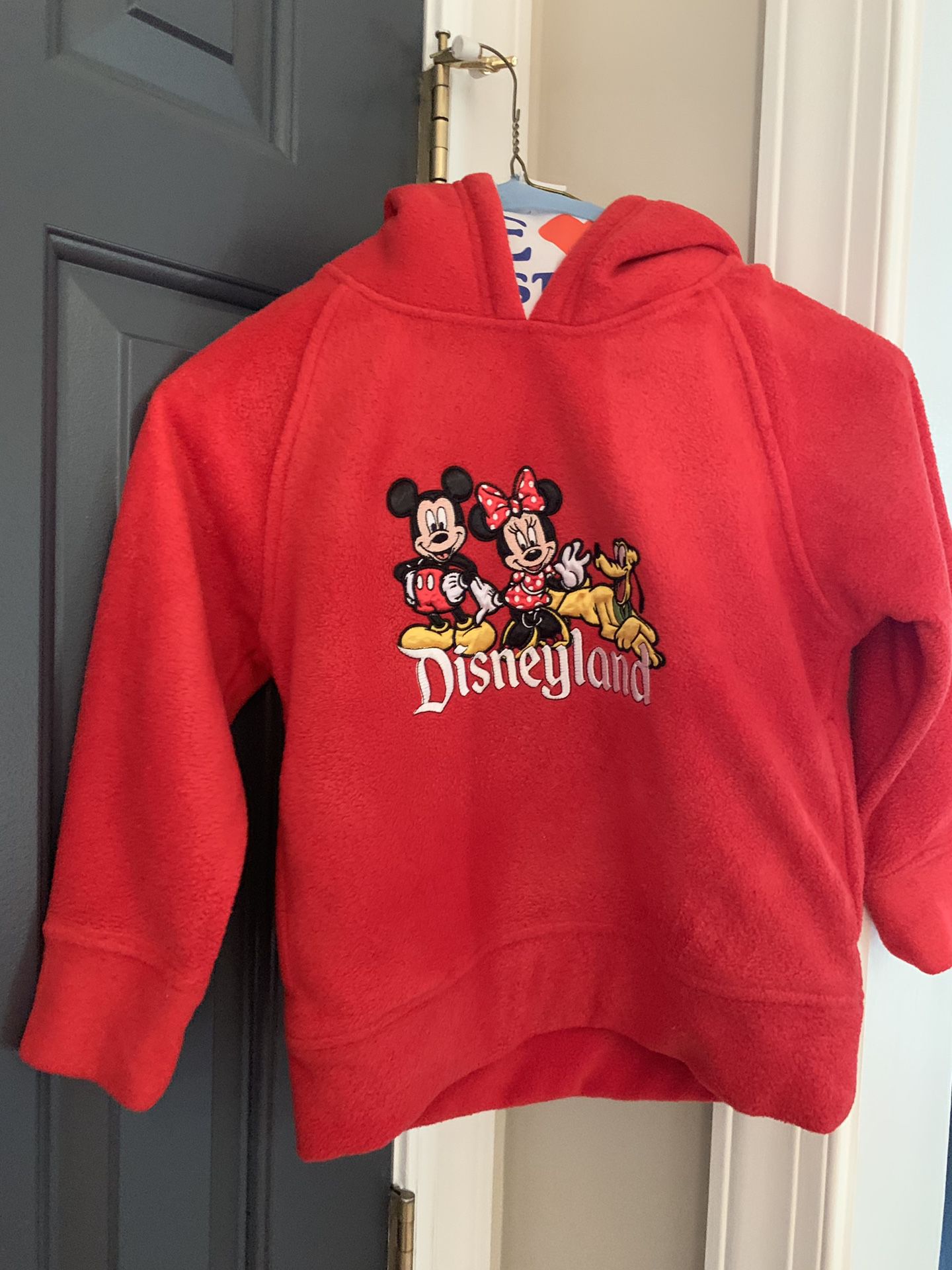Girl size small Disney red hoodie