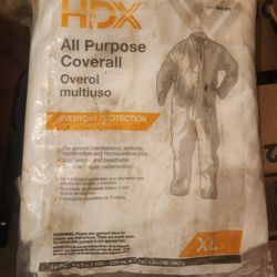 HDX All Purpose Coverall XL  692 073 Durability Breathability ANSI-ISEA 101-1996