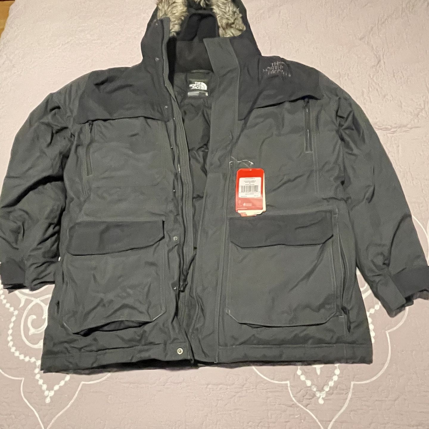 Northface Parka Man Jacket XL Color Asphltgr/Tnfblk