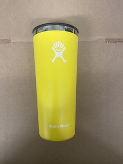 22 oz yellow hydroflask tumbler